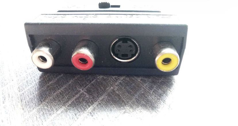 Переходник Скарт тюльпаны Scart - 3 RCA двухсторонний переключатель