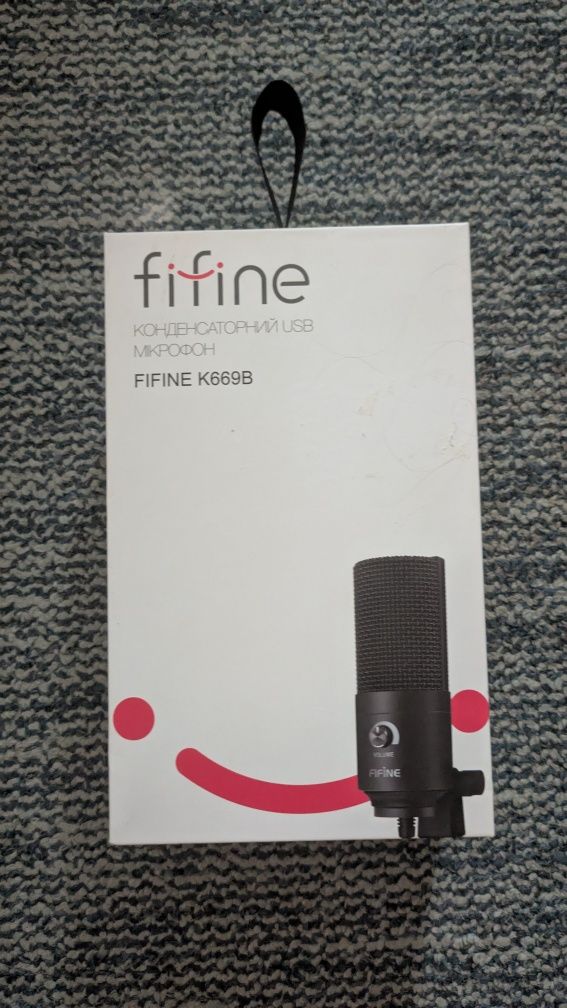 Мікрофон Fifine K669B з Пантогрфом і Поп-фільтрем