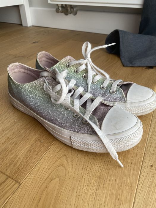 Buty converse brokatowe