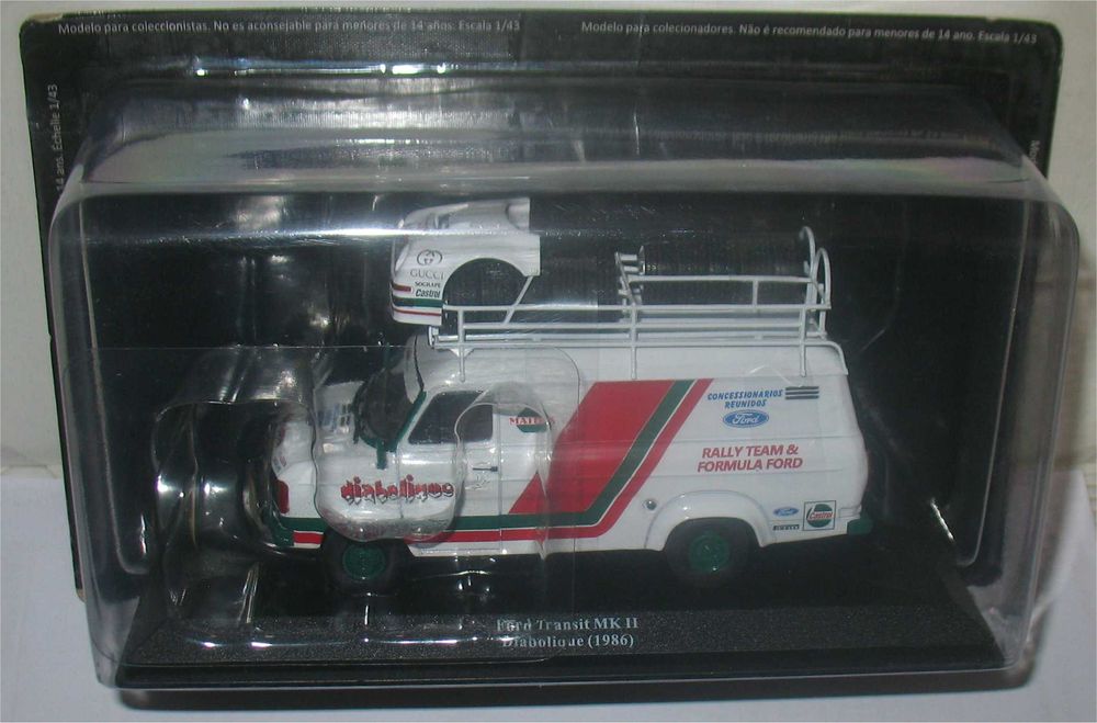 Altaya/Ixo-Ford Transit MKII-Carrinha Assistência Team Diabolique-1986