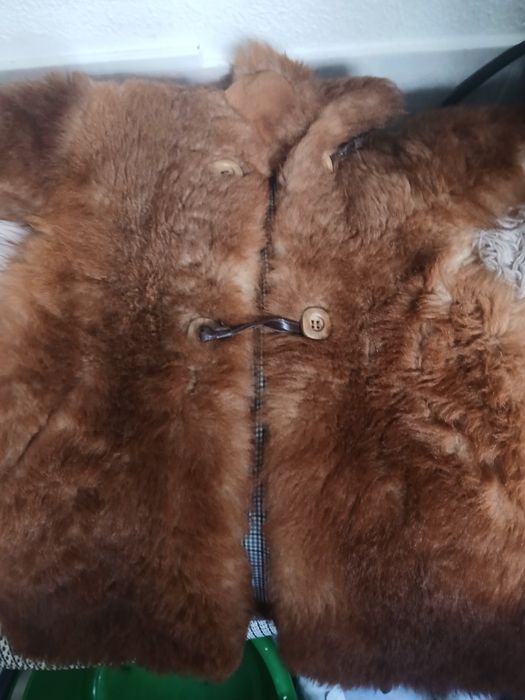 Colete de pele para criança