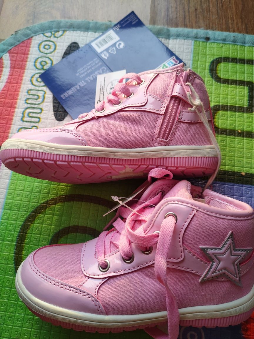 Buty dziewczęce LUPILU różowe z gwiazdkami rozmiar 27