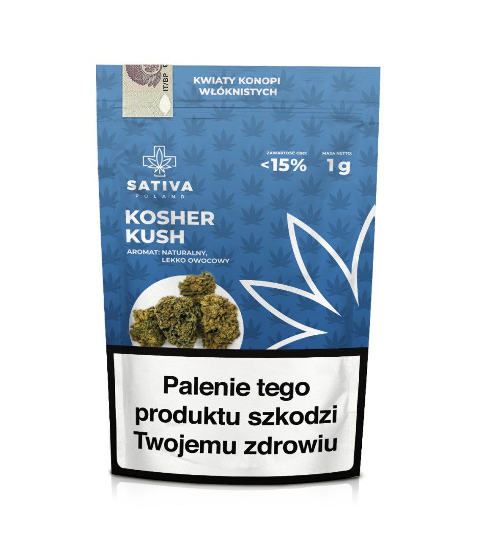 CBD Kwiaty Konopi "KOSHER KUSH" 1 g Kup z Olx!