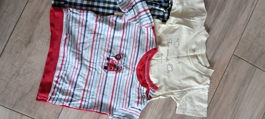 Koszula w krate myszka Miki 98