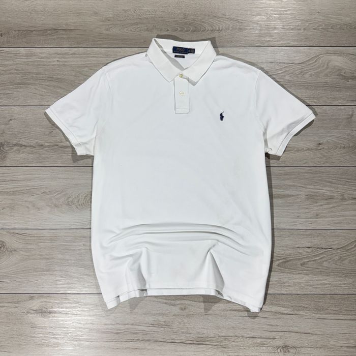 Елегантне Біле Поло Футболка Ральф Лаурен Ralph Lauren, XXL, оригінал
