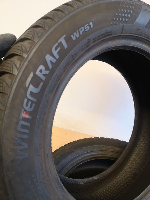 215/55r16 ZIMOWE 97H NOWE Kumho WinterCraft WP51 zima 2 sztuki PARA