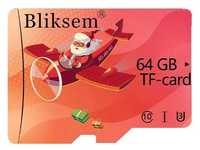 Karta pamięci SD 64 GB, szybka (h2testw), z Mikołajem
