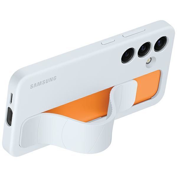 Etui Samsung Galaxy S24 S921 Jasnoniebieskie z uchwytem na stojak