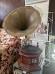 Grafonola Vintage a funcionar