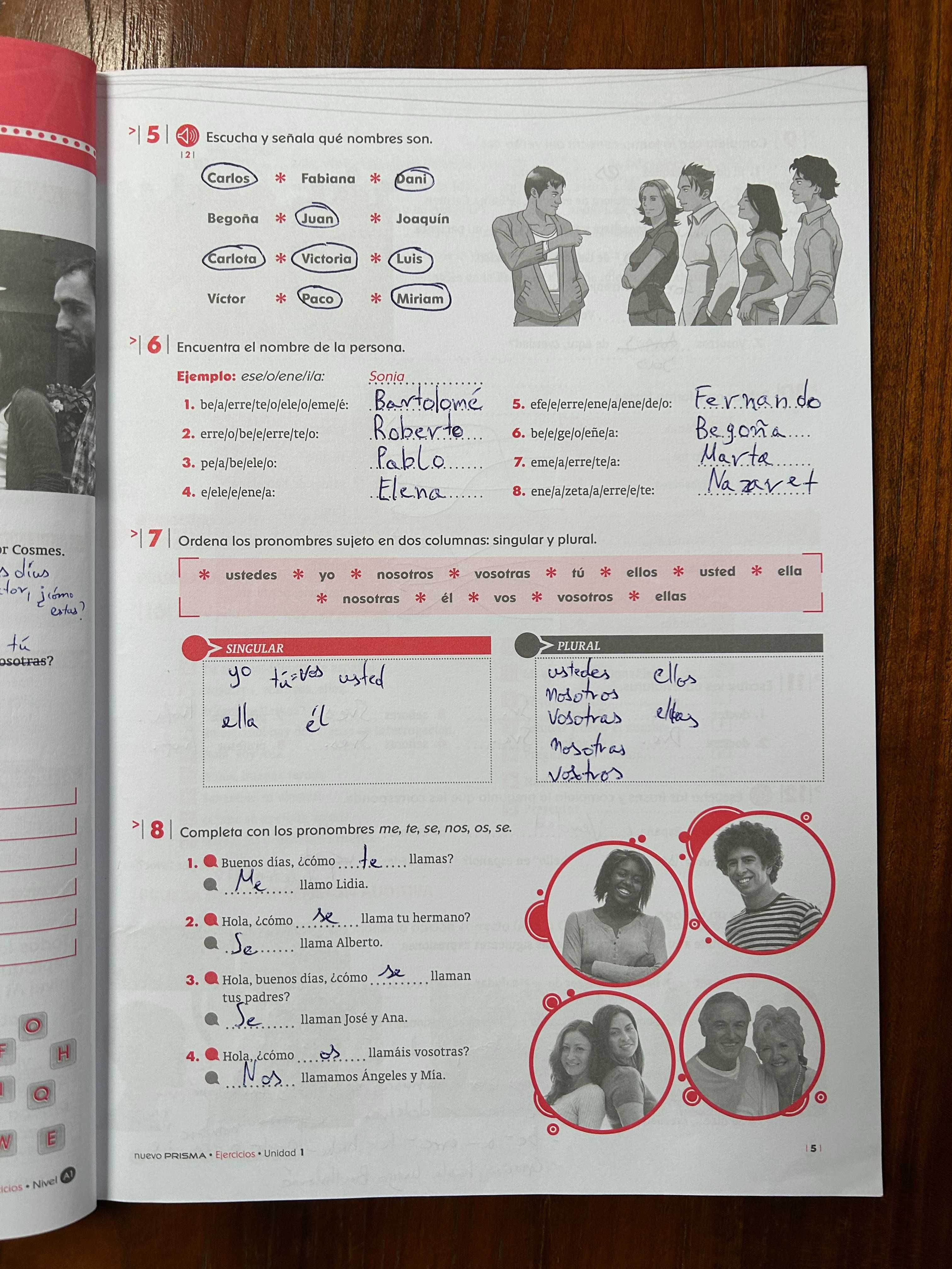 Nuevo Prisma A1 Libro de Ejercisios Edi-numen - Zeszyt Ćwiczeń