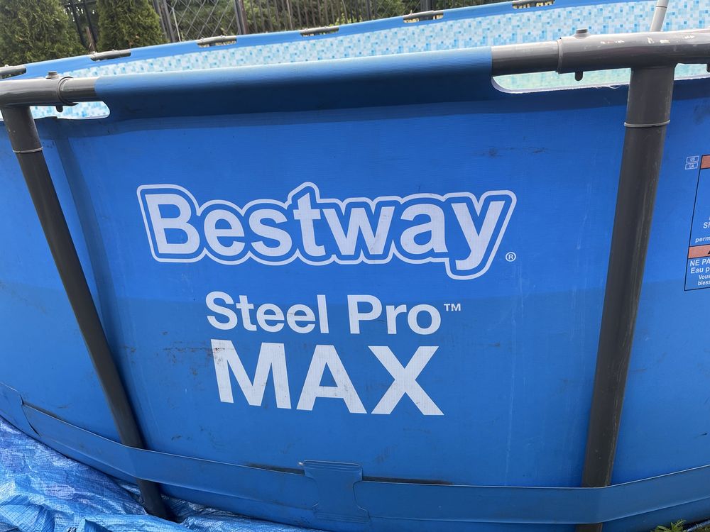 basen stelażowy bestway okrągły 457x107