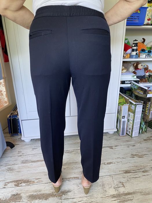 Filippa K. Wełna wełniana lana chinos chinosy do kostek 40 L