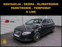 Audi A4 S LINE + Navigacja + SKÓRA + Xenon + BOSE + Tempomat + ZAREJSTROWANY