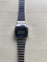 Casio zegarek cyfrowy srebrny