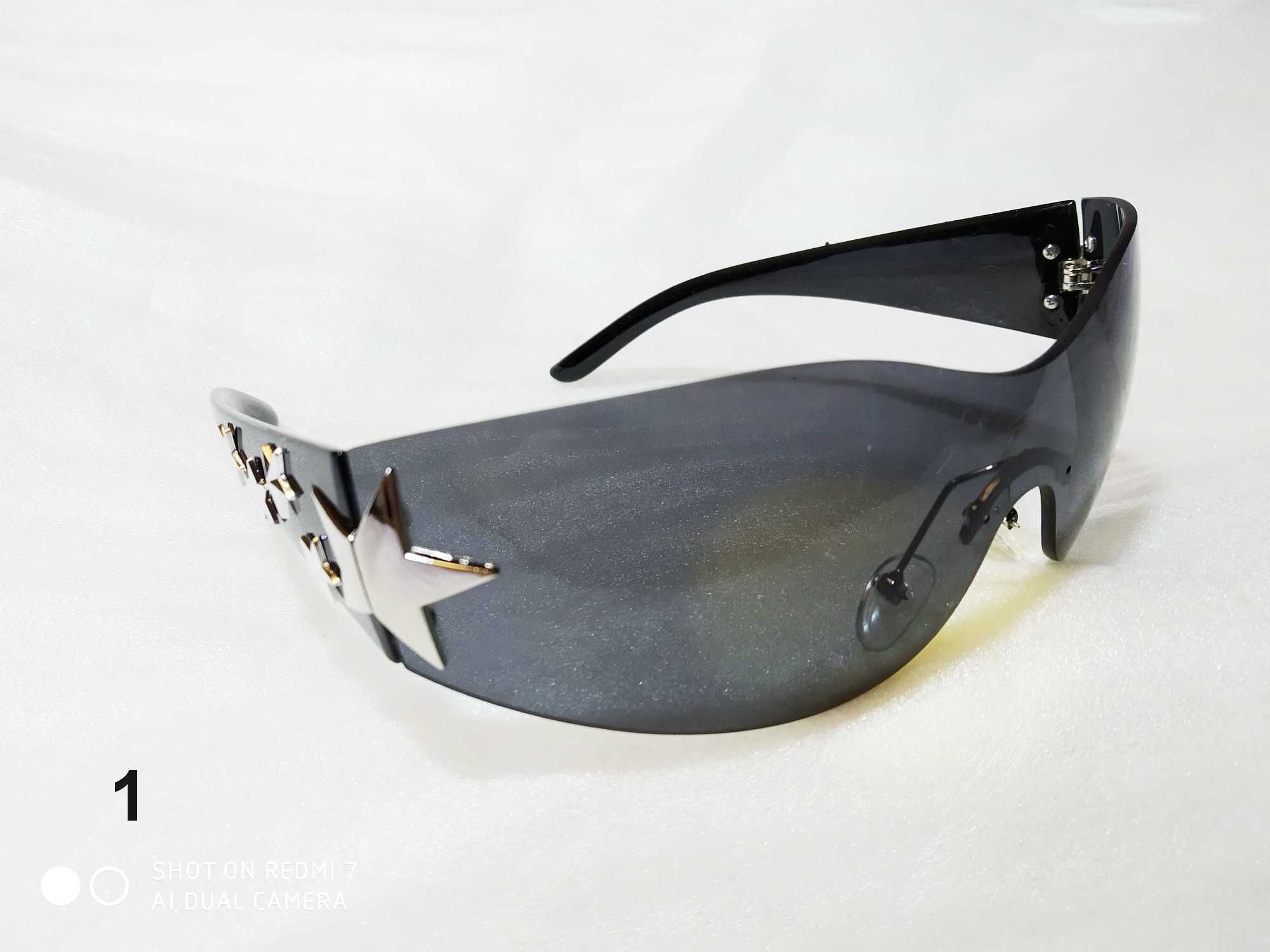 Солнцезащитные очки Y2K с 5 звездами, отличный подарок унисекс