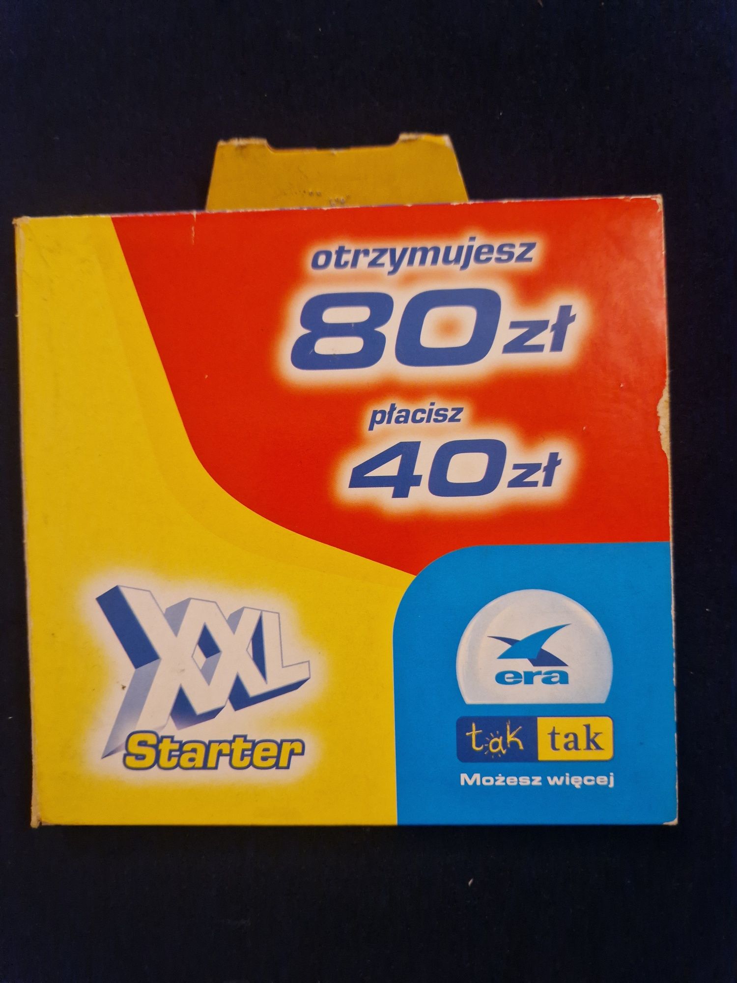 Starter xxl Era Tak Tak bez karty sim klasyk