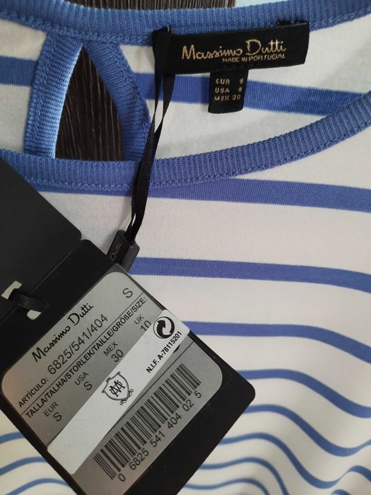 Koszulka typu longsleeve Massimo Dutti