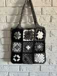 Torba średnia handmade „Mono Patch”