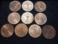 Набор монет 1евроцент, страна Австрия