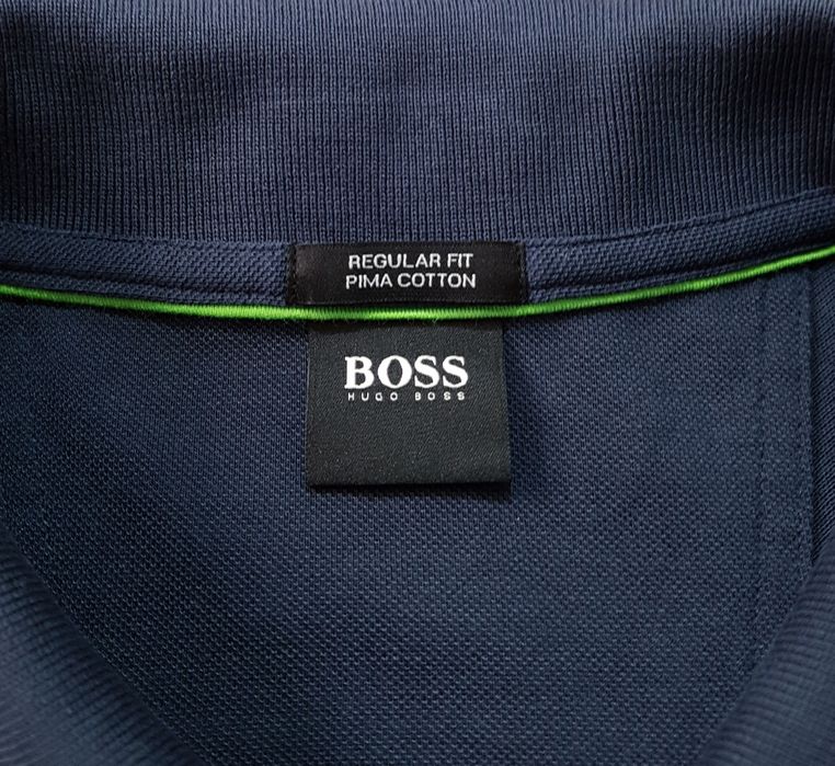HUGO BOSS поло футболка XXL pima cotton regular fit оригінал синя
