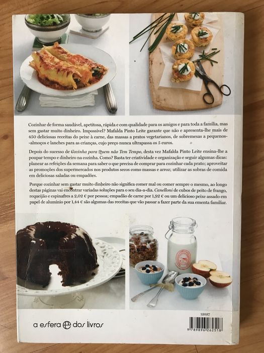 Livro “Cozinha para quem quer poupar”