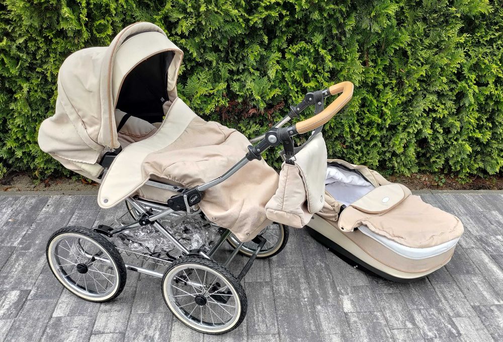 Wózek dziecięcy 2w1, gondola i spacerówka