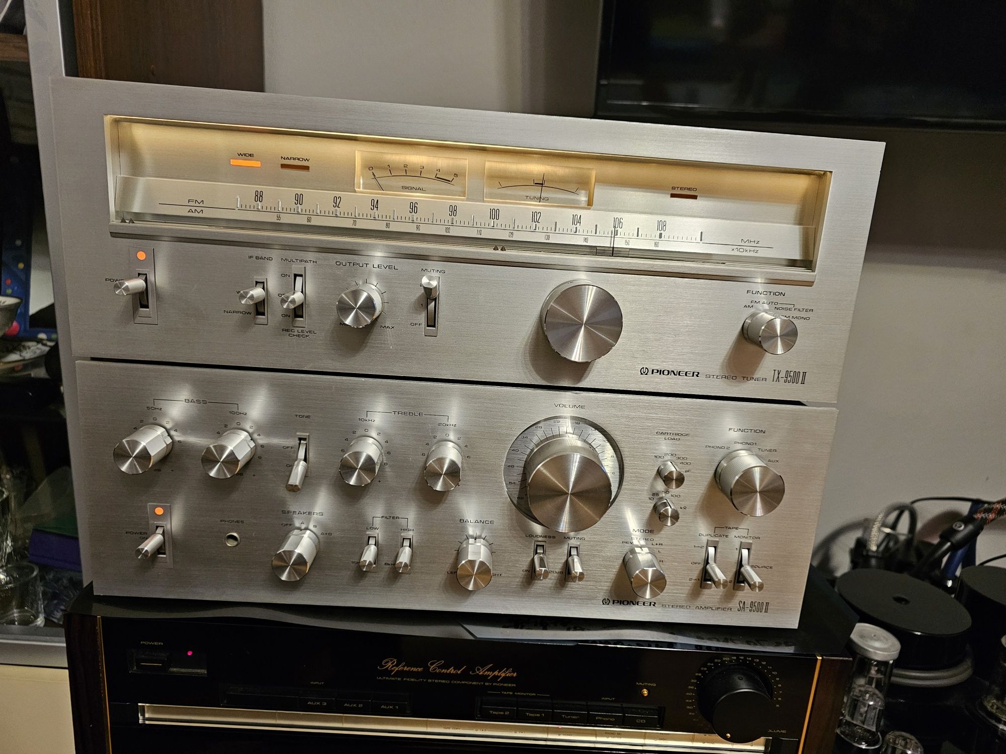 Pioneer Sa-9500mk2,Pioneer Tx-9500mk2.Dual mono.