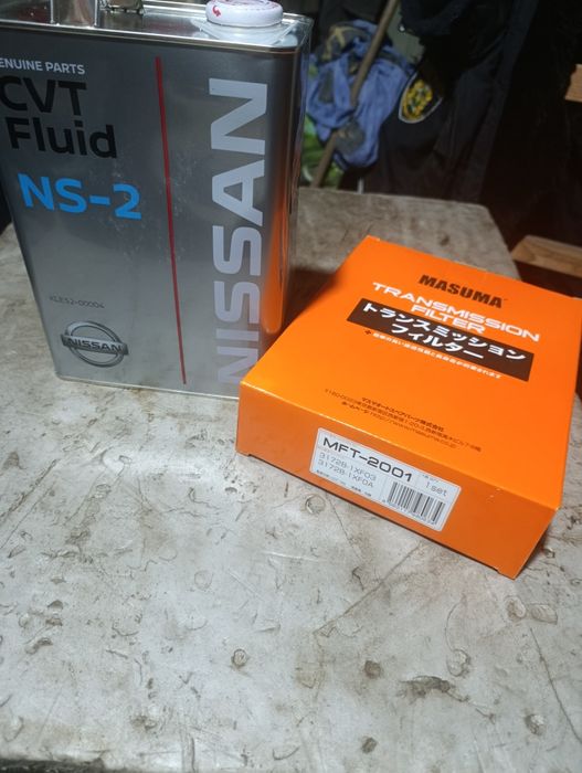 Комплект масло NS2 nissan и фильтр АКПП masuma