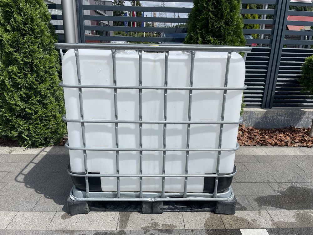 Mauzer paletopojemnik 1000L zbiornik stan bdb na deszczówkę