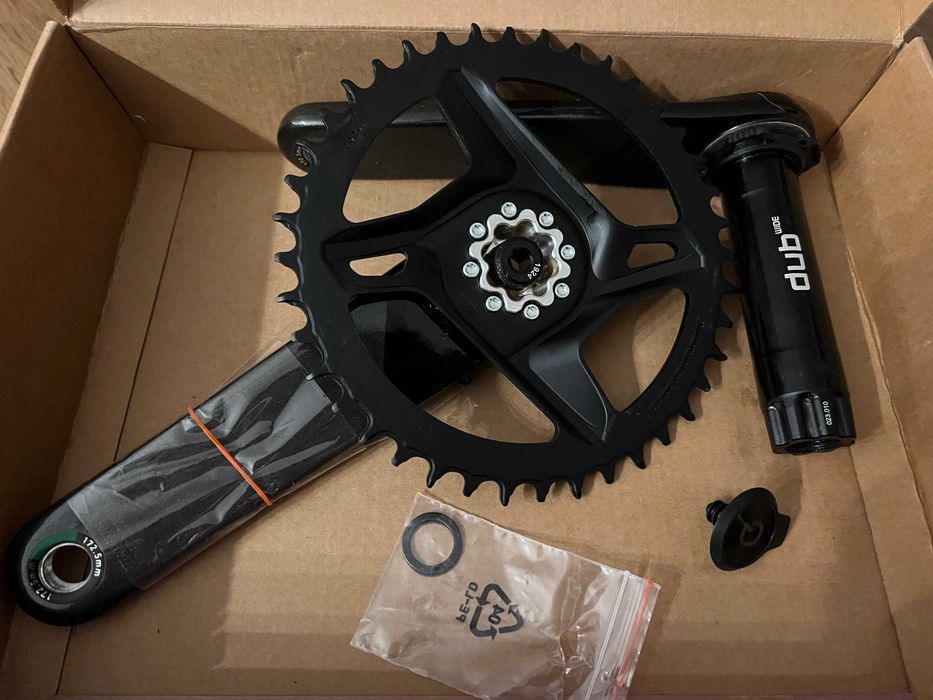 Korba z pomiarem mocy SRAM Force D2 DUB Wide AXS Quarq 172.5mm 40T