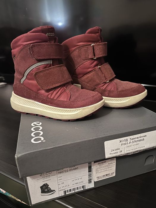 Зимние ботинки Ecco 29 размер