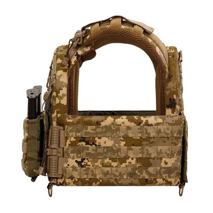 Плитоноска Warmor gen.3 Pro Піксель ММ14 + 3 підсумки для магазинів AK