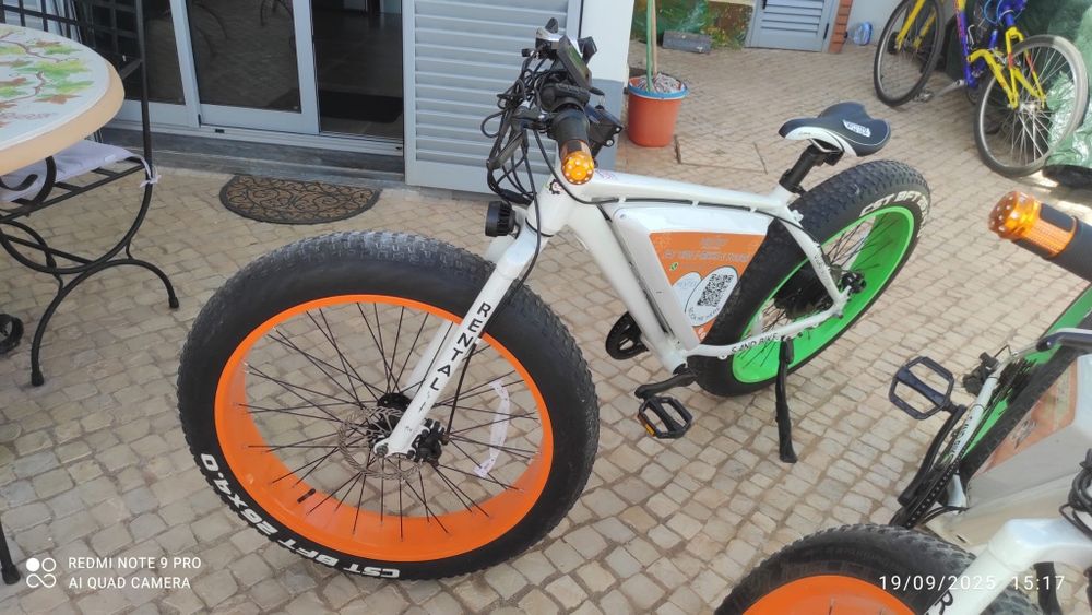 6 bicicletas fat tire eletricas