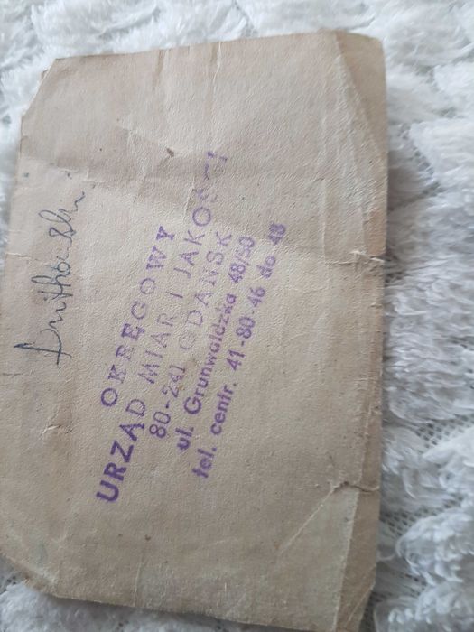 Kartka żywnościowa na mięso z PRL