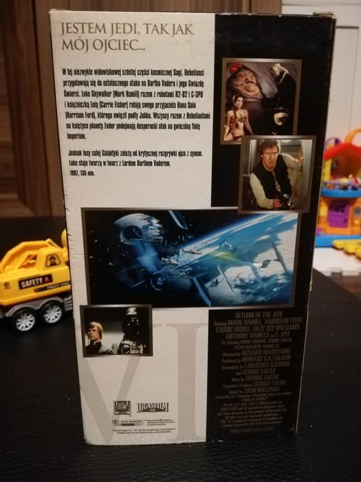 Gwiezdne Wojny Powrót Jedi orginalny film VHS stan bardzo dobry