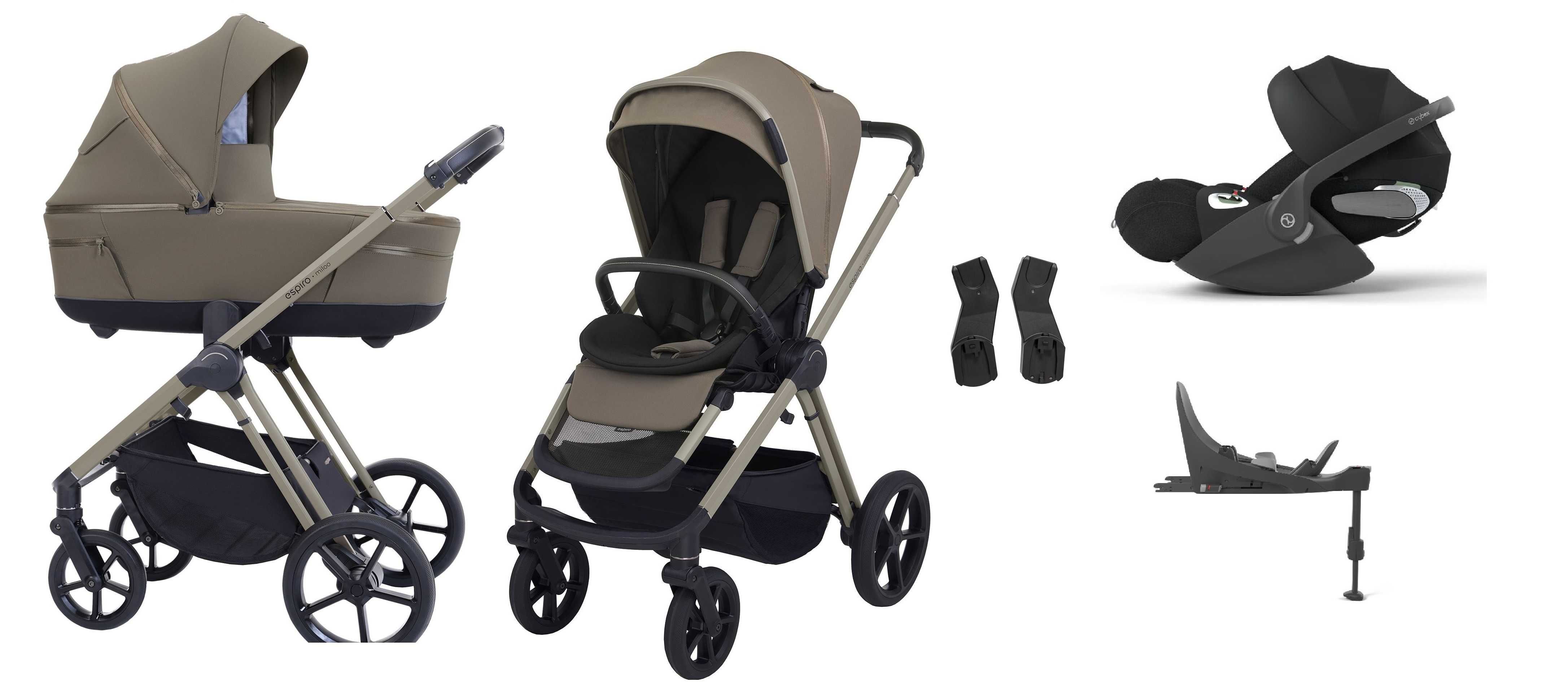 4w1 Espiro Miloo 2025 + Cybex Cloud T + Baza T
