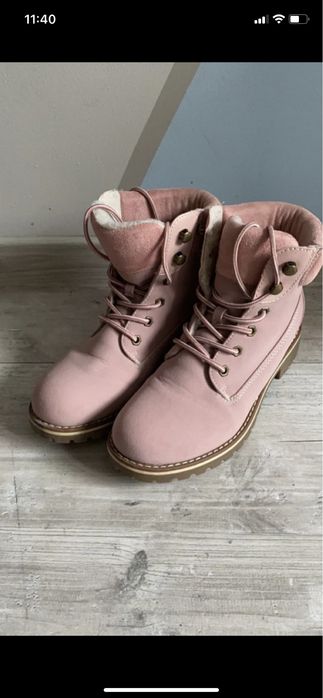 Ocieplane trapery botki  jenny feery 39