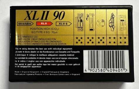 Kaseta magnetofonowa Maxell XL II 90