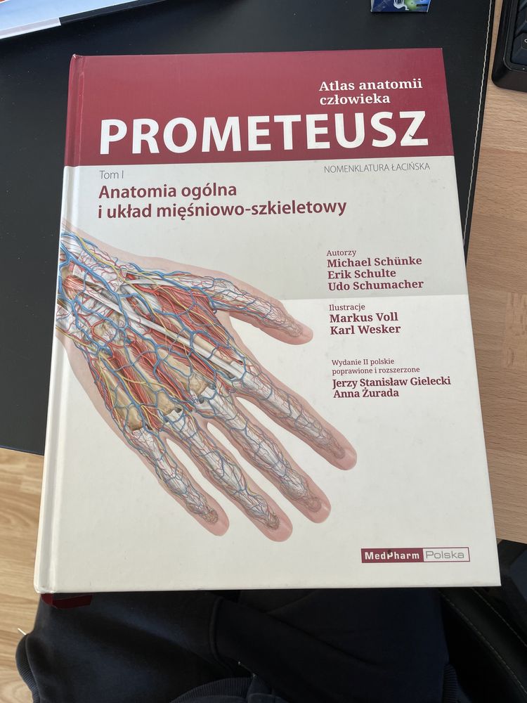 Atlas anatomii prometeusz nomenklatura Łacińska na Polską