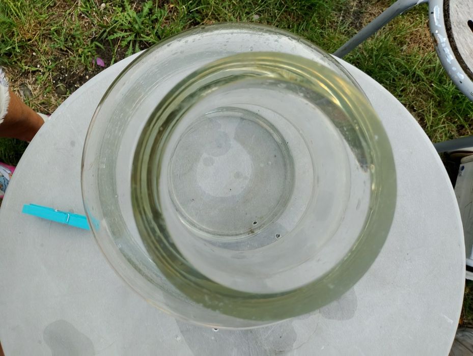 Słój flakon z grubego szkła wysoki 36cm średnica 30cm