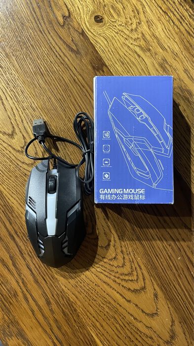 Проводная мышка Gaming mouse Black игровая dpi