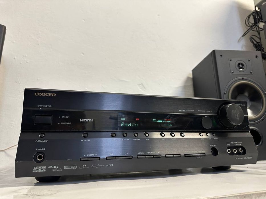 7.1 Amplituner Onkyo TX-SR 505 E, 7*130 W, HDMI, DTS Neo:6, DTS 96/24