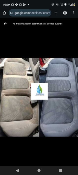 Limpeza e impermeabilização de automóveis viaturas