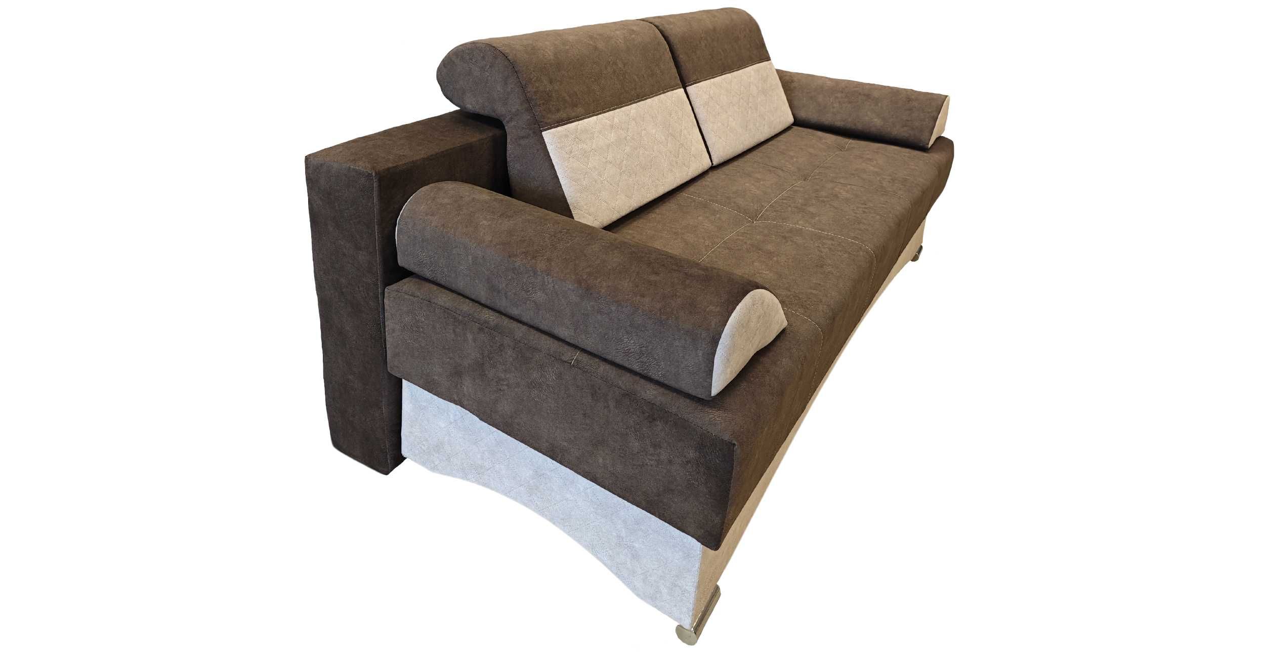 Nowość - Kanapa Sofa IBIZA-PLUS Pasy + Sprężyny Pikowany