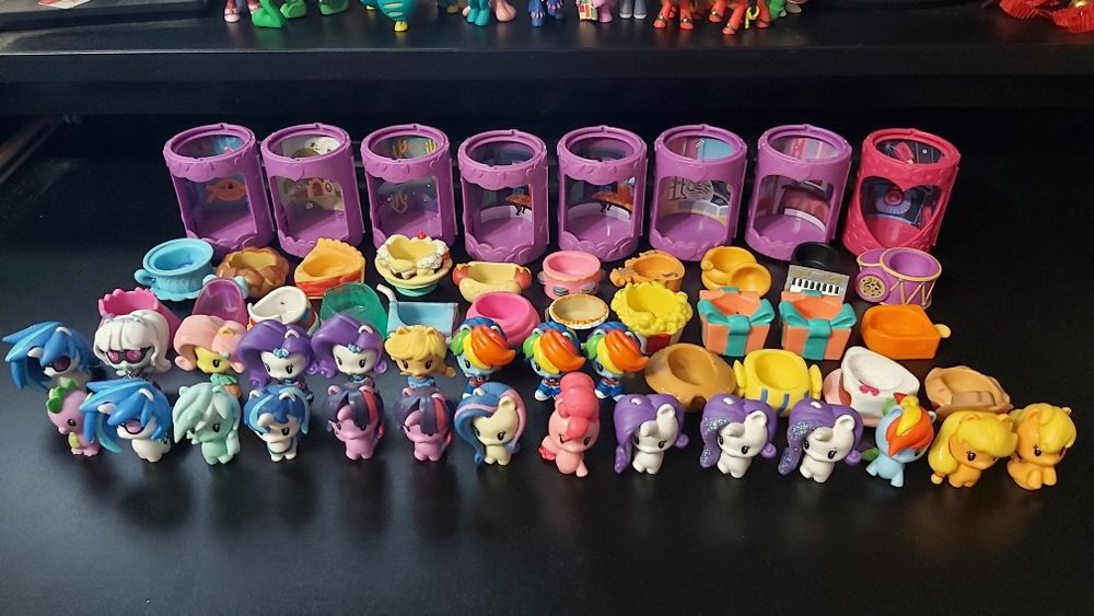 My Little Pony Cutie Mark Crew zestaw 23 figurki kucyków z podstawkami