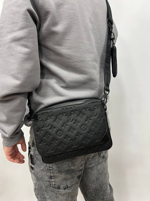 Мужская кожаная сумка ЛВ/Чоловіча шкіряна сумка louis vuitton шкіра