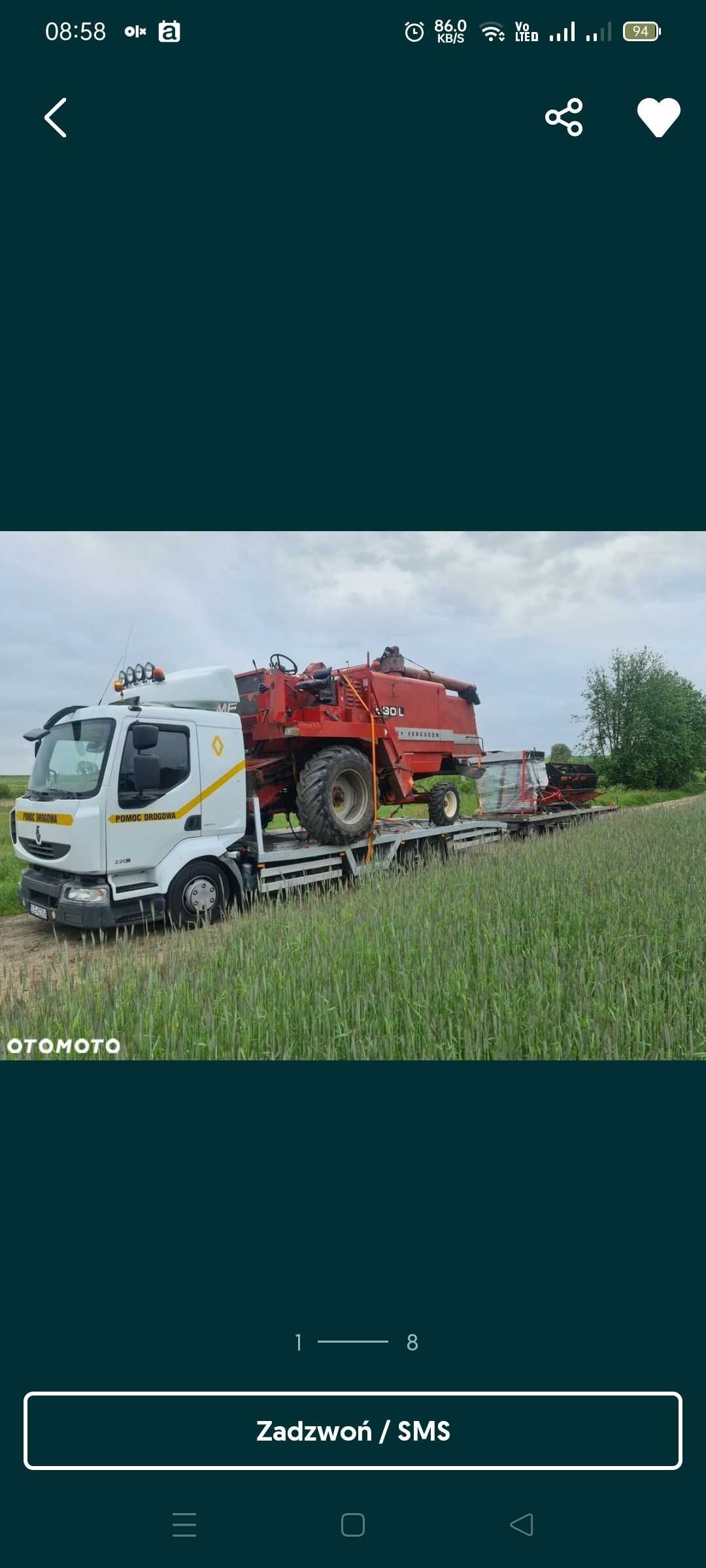 Pomoc Drogowa Autopomoc Krasnystaw,AutoLaweta,Transport Ciągnik,Maszyn