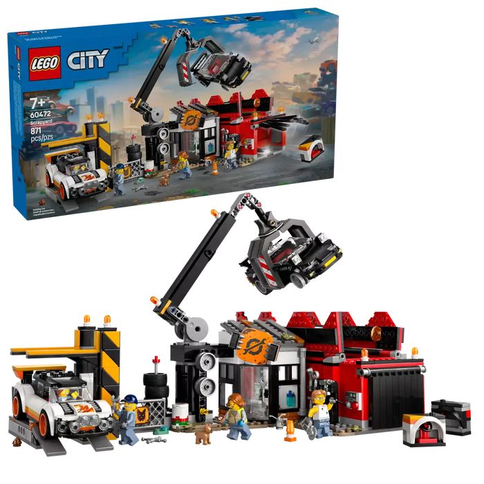 LEGO City Złomowisko z samochodami 60472. LEGO