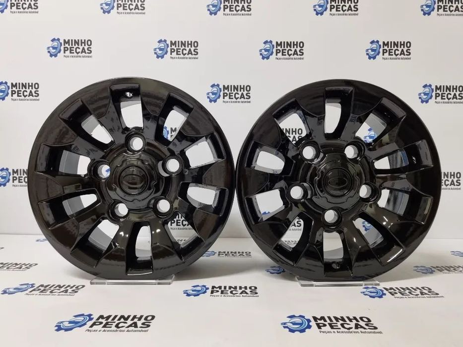 Jantes Land Rover Defender em 16 Preto Brilho