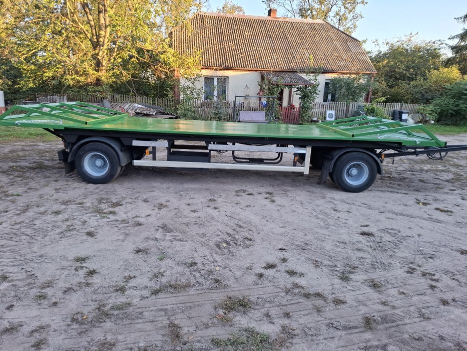 Przyczepa Bdb Sta 8,65x2,54 laweta do bel mocna i zdrowa niska resor
